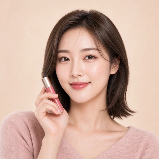 화장품을 든 인플루언서 프로필